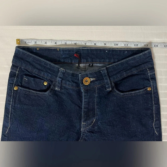 Red by Marc Ecko Denim Blue Jeans. Y2K  Dark Wash Bootcut Sz 3 - Picture 10 of 13